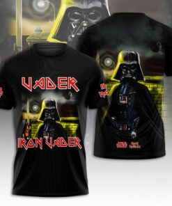 Iron Vader Shirt – Darth Vader x Iron Maiden Crossover Tee for Star Wars Fans