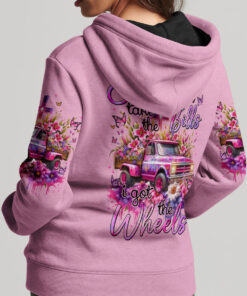 jesus take the bills sweatshirt pink floral vintage truck christian pullover for women 15 lwlj5