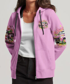jesus take the wheel hoodie pink floral vintage truck christian pullover 12 p8e8w