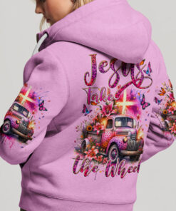 jesus take the wheel hoodie vintage floral truck christian sweatshirt for women 5 zvaka