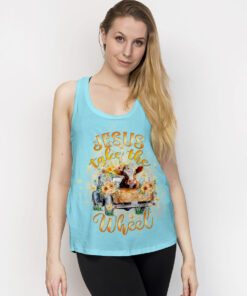 jesus take the wheel shirt cow and sunflower christian truck tee 3 fihol