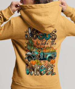 jesus take the wheel shirt fall christian tee with leopard truck 3 nw4lh