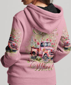 jesus take the wheel shirt pink floral christian vintage truck tee 12 5las8