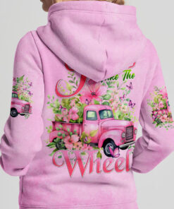 jesus take the wheel shirt pink vintage floral christian t shirt for women 3 necla