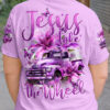 jesus take the wheel shirt purple vintage truck lilies christian t shirt for women 1 s20em