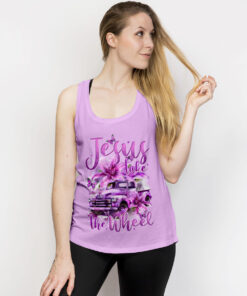 jesus take the wheel shirt purple vintage truck lilies christian t shirt for women 4 clr4a
