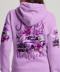 jesus take the wheel shirt purple vintage truck lilies christian t shirt for women 8 rvrmn