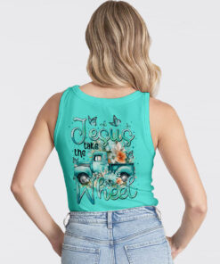jesus take the wheel sweatshirt teal floral christian truck pullover 8 y1ui6