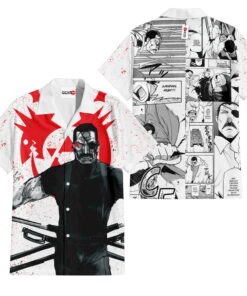 King Bradley Hawaiian Shirt – Fullmetal Alchemist Anime Manga Tee