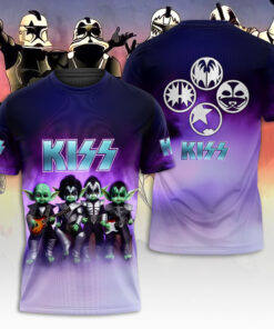 KISS Band x Baby Yoda Hoodie – Funny Star Wars Rock Mashup Pullover