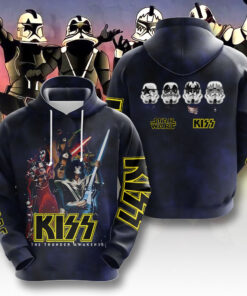 Kiss x Star Wars Hoodie The Thunder Awakens 3D Graphic Sweatshirt