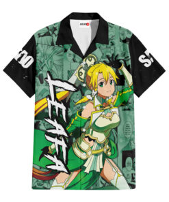 leafa sword art online hawaiian shirt anime manga graphic tee 3 ifuab