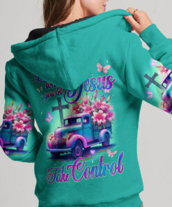 life is good when you let jesus take control shirt vintage christian truck tee 3 dfs6t