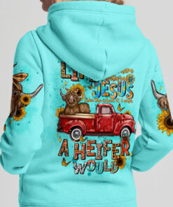 living life between jesus and a heifer would shirt funny western christian tee 3 ha0j5