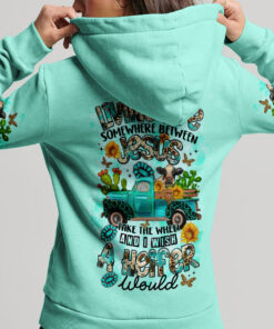 living life somewhere between jesus and a heifer would shirt funny christian western tee 12 3ysmi