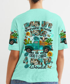 living life somewhere between jesus and a heifer would shirt funny christian western tee 14 8pczt