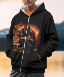 once a firefighter always a firefighter t shirt fire dept tee 5 kj6an