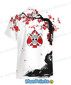 one piece hawaiian shirt ace character shirt cool anime floral print shirt 3 mef8a
