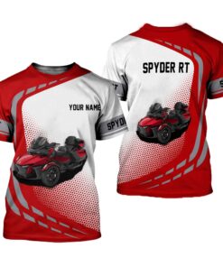 personalized spyder rt polo shirt red 3d print for trike motorcycle riders 4 zpq04