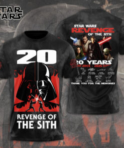 Revenge of the Sith 20th Anniversary Shirt – Star Wars 2005–2025 Tribute Tee