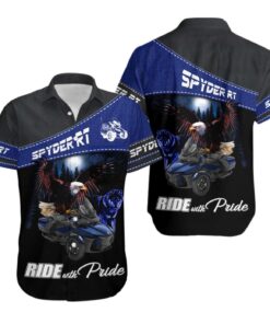 ride with pride spyder rt blue hoodie 3d zip jacket for trike motorcycle riders 3 0nexy