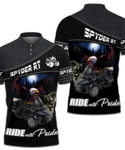 ride with pride spyder rt hoodie black 3d printed zip jacket for trike riders 3 1lyb5