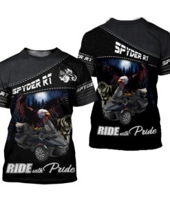 ride with pride spyder rt hoodie black 3d printed zip jacket for trike riders 4 aumm6