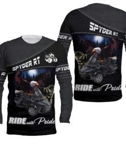 ride with pride spyder rt hoodie black 3d printed zip jacket for trike riders 6 q2gtf