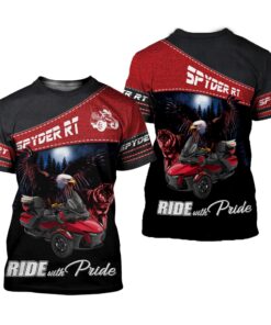 ride with pride spyder rt hoodie red 3d all over print for trike riders 4 9jpny