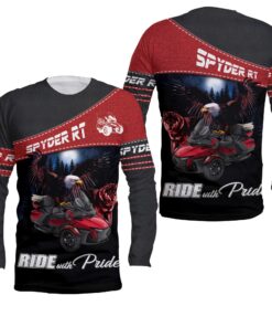 ride with pride spyder rt hoodie red 3d all over print for trike riders 6 t3u54