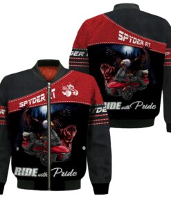ride with pride spyder rt hoodie red 3d all over print for trike riders 7 94r5x