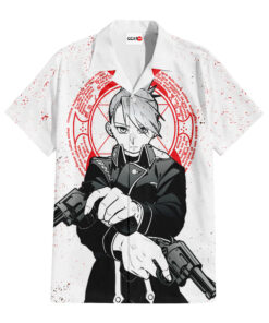 riza hawkeye hawaiian shirt fullmetal alchemist manga style 3 50lz5