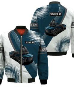 spyder rt blue white hoodie 3d zip jacket for can am trike motorcycle fans 6 mdcr2