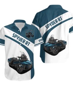 spyder rt navy white hoodie 3d zip jacket for can am trike motorcycle fans 3 ww7wn