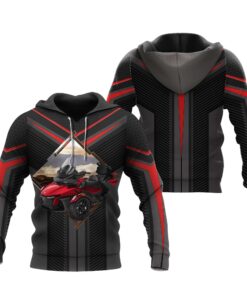 spyder rt red hoodie 3d full zip jacket for can am trike motorcycle riders 5 ivf5f