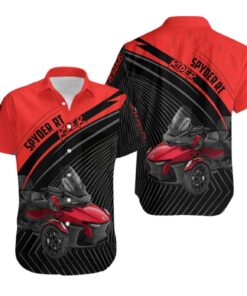 spyder rt red hoodie 3d zip up jacket with bold graphics for trike riders 3 41jg9