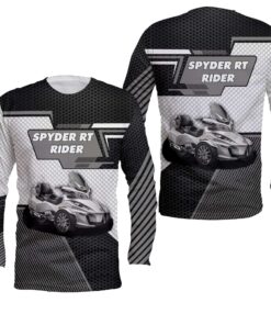 spyder rt rider grey hoodie 3d printed zip jacket for can am trike fans 4 qnzqj