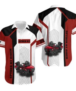 spyder rt rider hoodie red white 3d zip jacket for trike motorcycle fans 3 bp37s