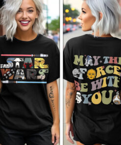 Star Wars Characters T-Shirt – May the Force Be With You Design