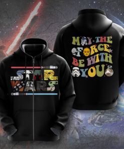 star wars characters t shirt may the force be with you design 3 d42y5
