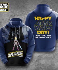 Star Wars Day 2025 Hoodie – May the 4th Be With You Darth Vader Design