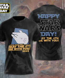 Star Wars Day 2025 Shirt May the 4th Be With You Millennium Falcon Shirt