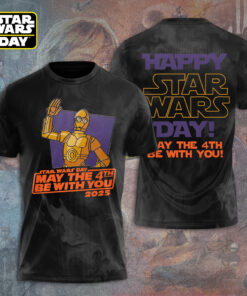 Star Wars Day Shirt 2025 C3PO May the 4th Be With You Tee