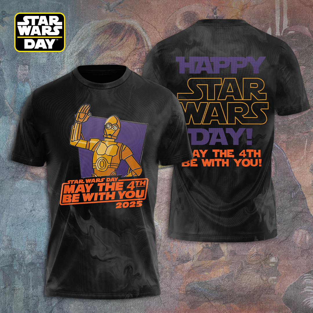 star wars day shirt 2025 c3po may the 4th be with you tee 1 t5hce