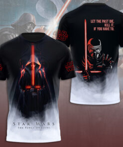 Star Wars Kylo Ren Shirt – Let the Past Die  The Force Awakens 3D T-Shirt for Fans