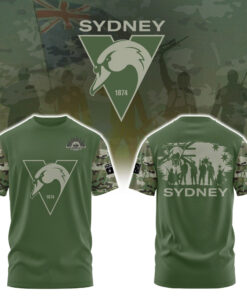 Sydney Swans Veteran Camo T-Shirt – AFL Military Tribute Shirt