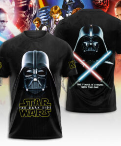 The Dark Side Star Wars Shirt – Darth Vader Tee with Lightsabers & Quote