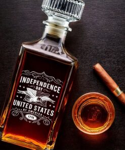 1776 independence day decanter patriotic whiskey gift 3 xg59p
