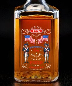 1776 whiskey decanter proud american independence gift 4 5rooa