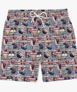 american hero trump swim shorts patriotic founding fathers freedom beach trunks for men 5 j4zxv